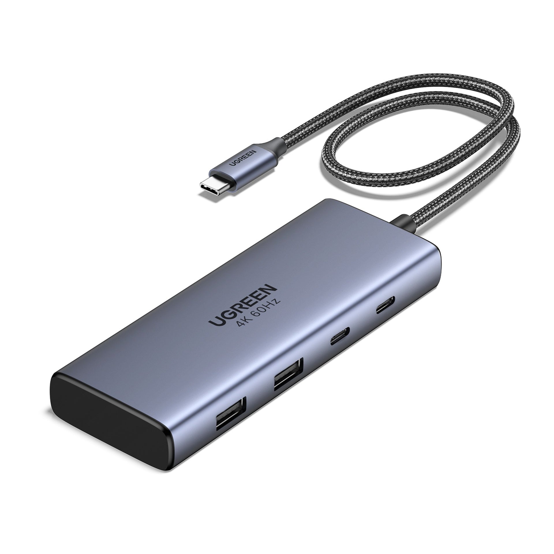 Hub UGREEN CM498 7 en 1 USB-C HDMI dual 4k60 PD100W 45379 Imagen principal del producto