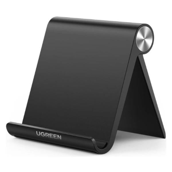 Soporte de Escritorio Ugreen LP115 para Telefono / Tablet Plegable Multiángulo Compatible 4" a 12.9" 50748 - Negro
