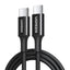 Cable Ugreen L501 USB-C a USB-C 3A Carga Rapida 3A MAX 2M 65245