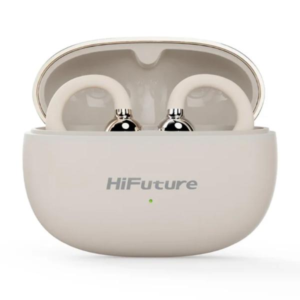 Audifono Hifuture Flexclip Inalámbrico Bluetooth IPX5 con Diseño Ergonómico - Champagne
