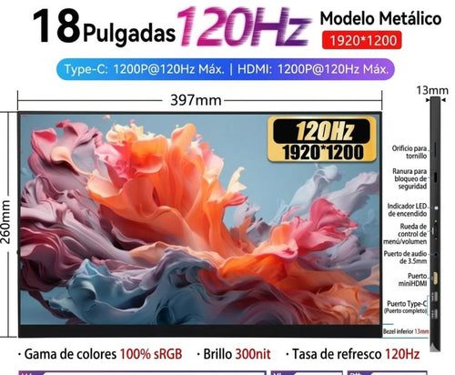 Monitor Portable - 18"