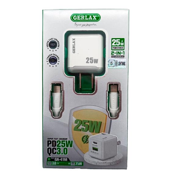 Cargador Casa GA-41M Gerlax - Blanco Lightning