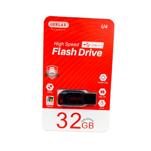 Gerlax llave maya 32GB negro rojo U4 Imagen principal del producto
