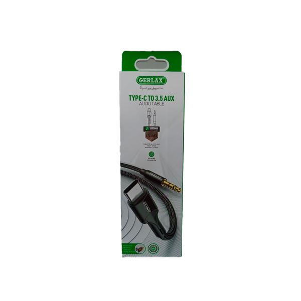 Gerlax cable auxiliar 3.5 mm a tipo c GX-05T Imagen secundaria del producto