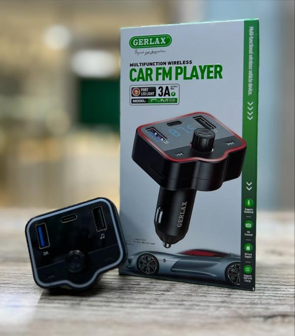Transmisor Fm Cargador C-M9 Gerlax - Negro