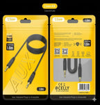 Cable Auxiliar 3.5mm X5B Gerlax - Negro
