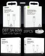 Cable USB Tipo C D8T Gerlax - 1M Blanco