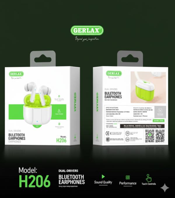 Audifono Manos Libres H206 Gerlax - Blanco