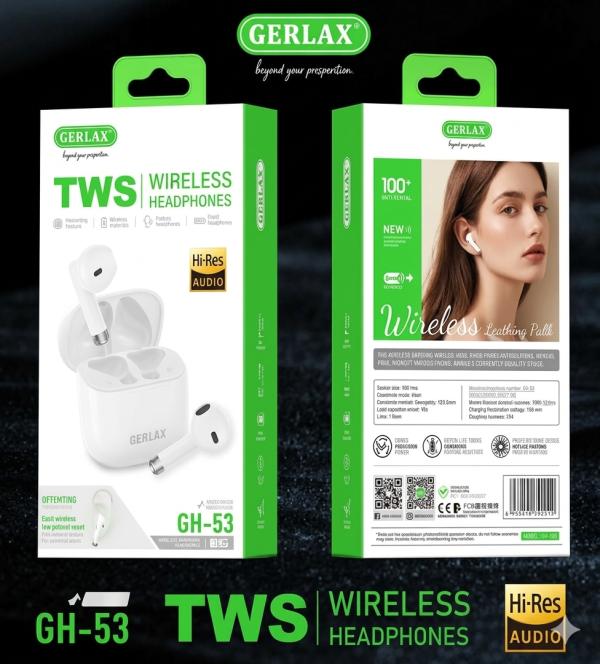 Audifono Manos Libres GH-53 Gerlax - Blanco
