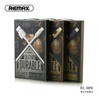 CABLE USB LIGHTNING RC-089I METAL REMAX - NEGRO