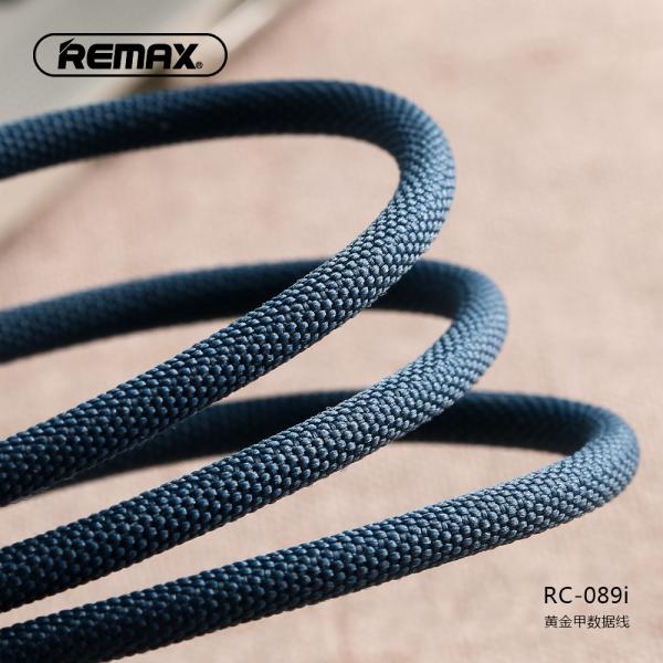 CABLE USB LIGHTNING RC-089I METAL REMAX - NEGRO