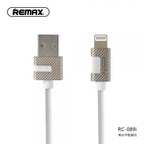 CABLE USB LIGHTNING RC-089I METAL REMAX - BLANCA