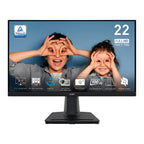 Monitor 21.5" Msi PRO MP225 1920 X 1080 100HZ 1MS IPS FHD LED Plano Negro 9S6-3PC6CM-001