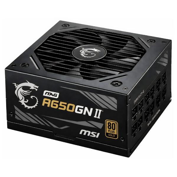 Fuente de poder MSI mag A650GN II 650W 80 PLUS gold no modular 9S6-3DD71M-004 Imagen secundaria del producto