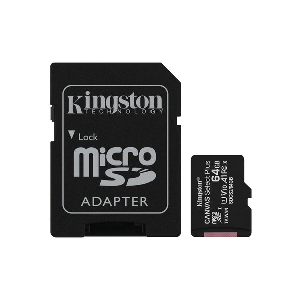 Kingston memoria microsd 64GB clase 10 SDCS2 64GB