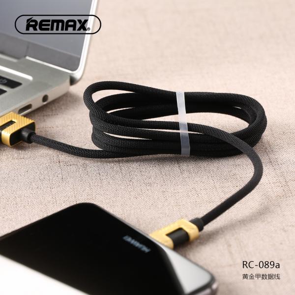 CABLE USB TIPO C RC-089A METAL REMAX - NEGRO