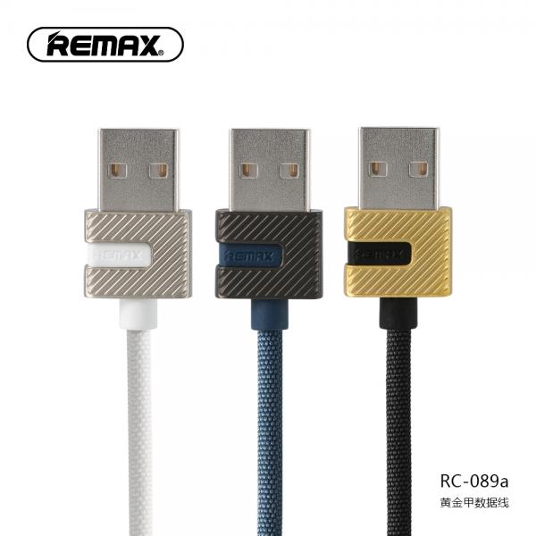 CABLE USB TIPO C RC-089A METAL REMAX - NEGRO