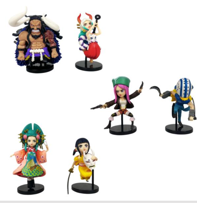One piece set de figuras pvc - 6 Pza Imagen principal del producto