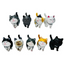 Gatos set de figuras de personajes