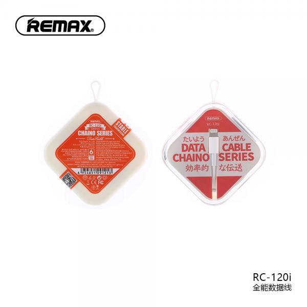 CABLE USB LIGHTNING RC-120I CHAINO REMAX - BLANCO