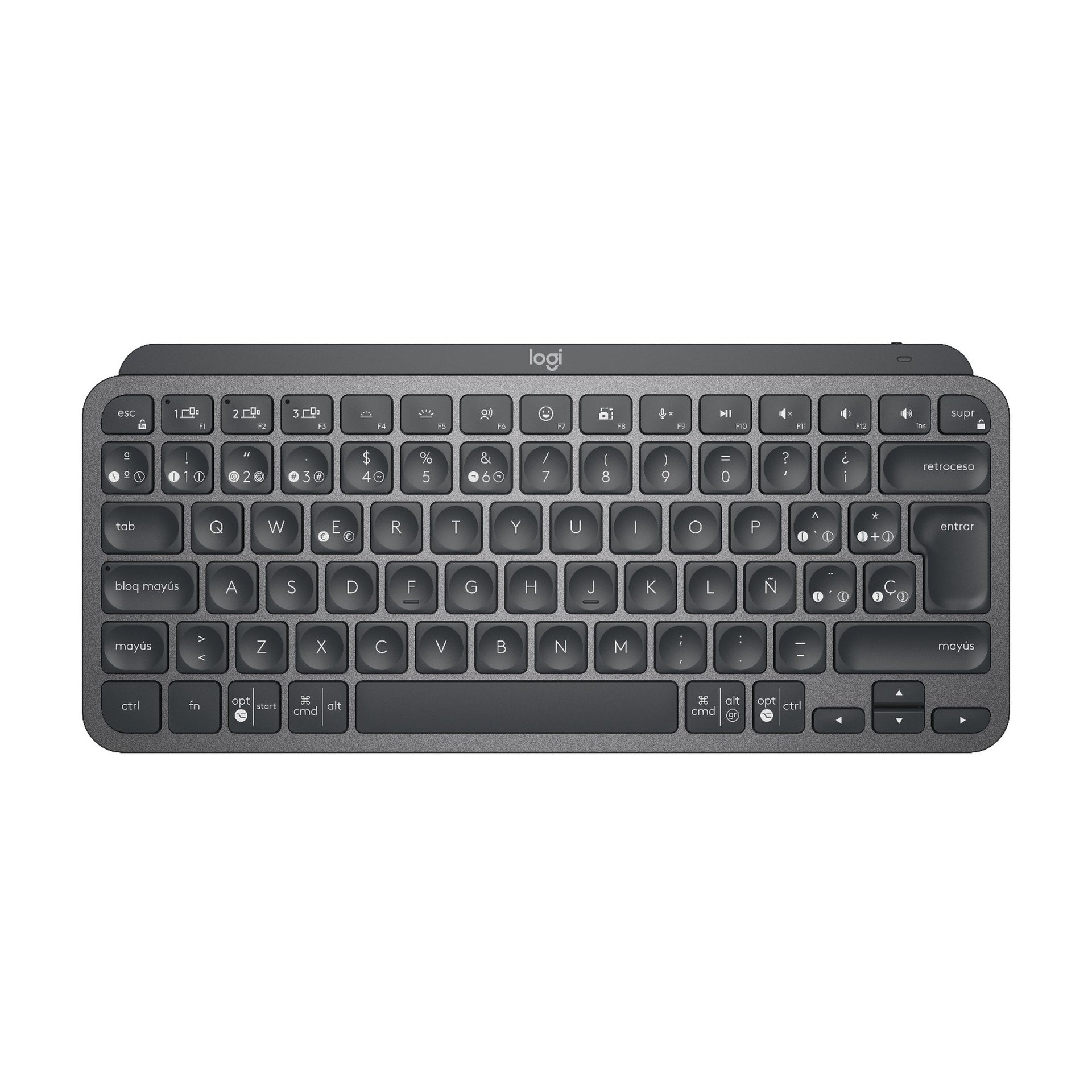Logitech teclado inalambrico grafito mx keys mini 920-010476 Imagen principal del producto