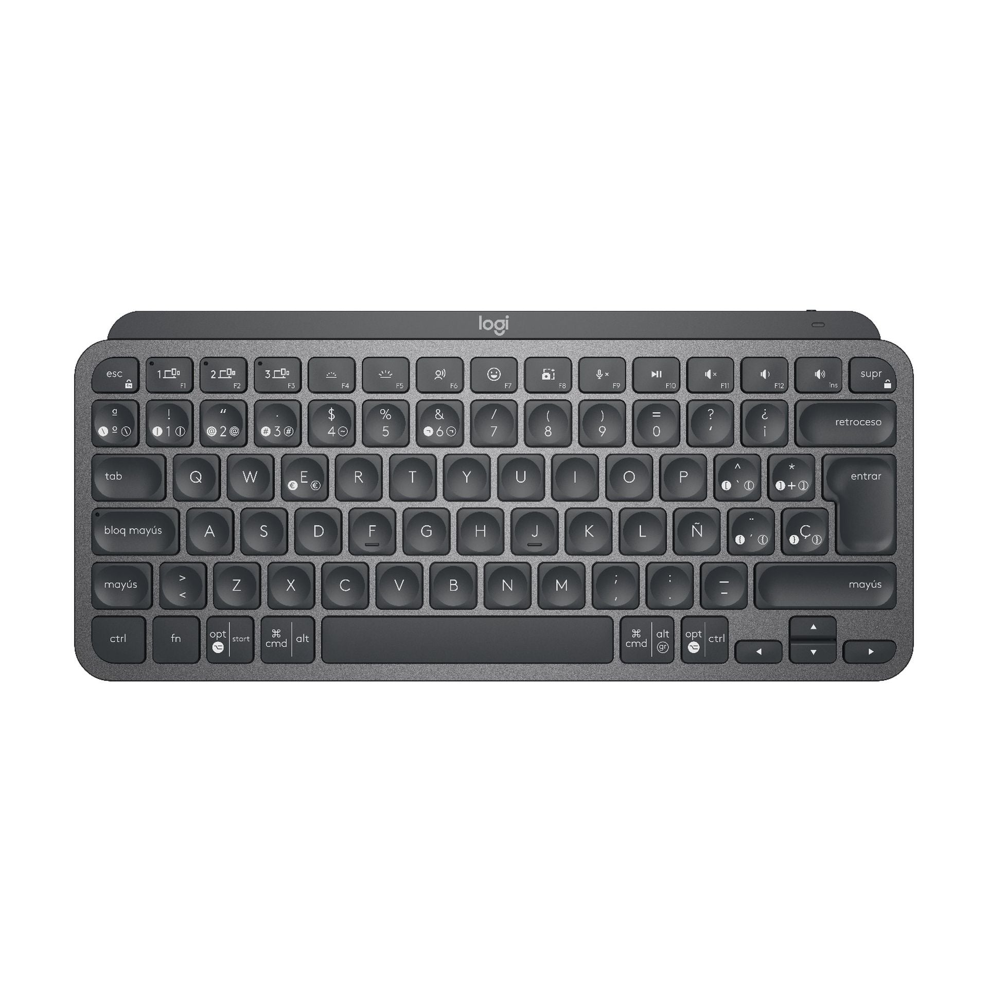 Logitech teclado inalambrico grafito mx keys mini 920-010476 Imagen secundaria del producto
