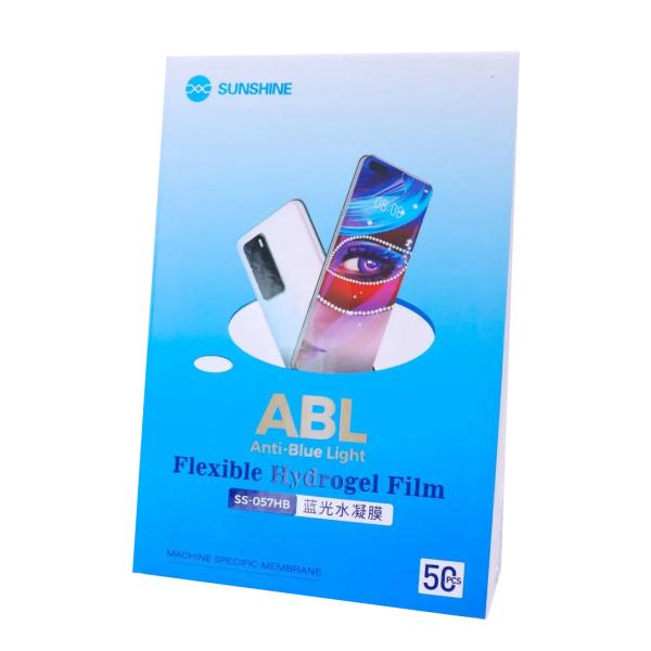 Lamina Hidrogel SS-057HB Anti Blue Sunshine - Incluye Cortes