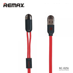 CABLE USB LIGHTNING MICRO B RC-025T BINARY 2EN1 REMAX - ROJO