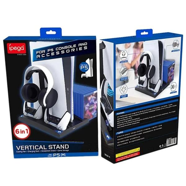 Estante Cargador para Play Station 5 PG-P5013 Ipega - Blanca
