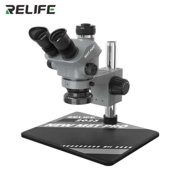 Microscopio con Lampara LED RL-M5T PRO-B11 Relife - Gris 0.5x Ctv