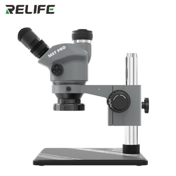 Microscopio con Lampara LED RL-M5T PRO-B11 Relife - Gris 0.5x Ctv