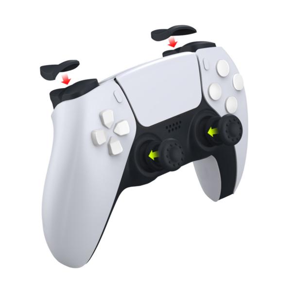 Protectores para Control Play Station 5 TP5-0513 Dobe - Negro