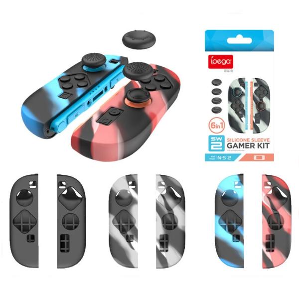Protectores para Control Joy con de Nintendo Switch PG-SW2083A Ipega - Negro