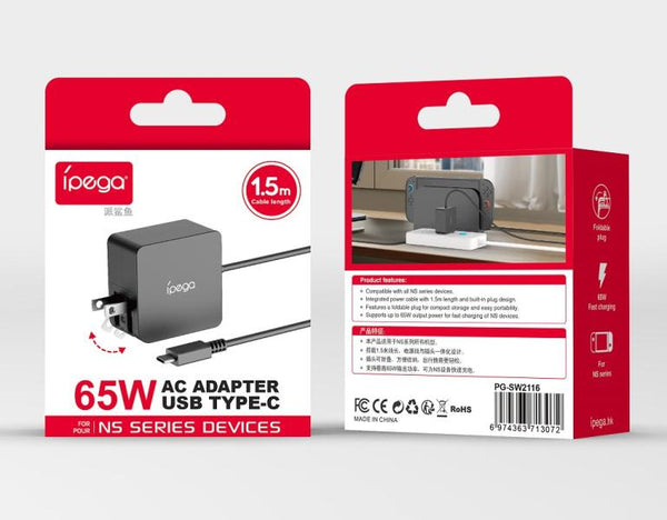 Cargador para Nintendo Switch PG-SW2116 Ipega - Negro