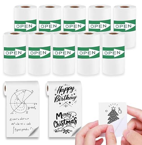 Rollo Adhesivo para Impresora - Blanco