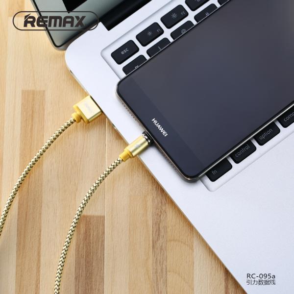 CABLE USB TIPO C RC-095A GRAVITY SERIES REMAX - NEGRO