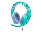 Logitech G G335 Wired Gaming Headset - Auricular - tamaño completo cableado - conector de 3,5 mm - menta