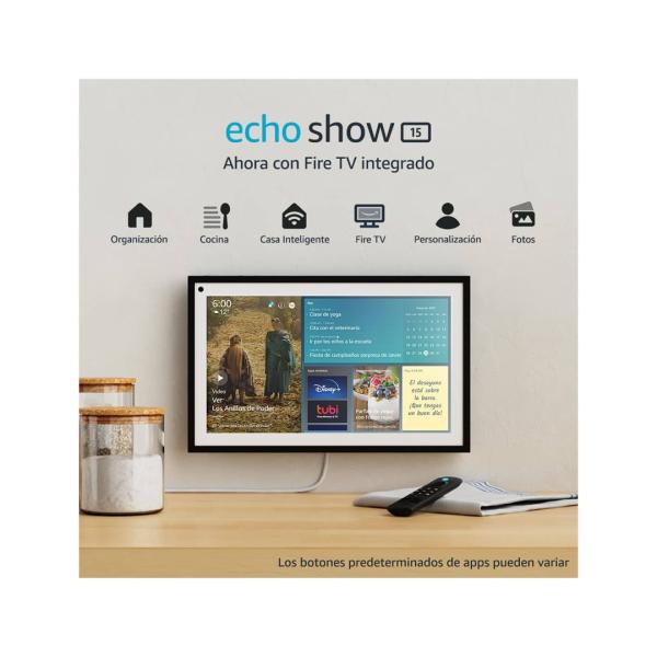 Parlante Inteligente Echo Show 15 Amazon - Negro