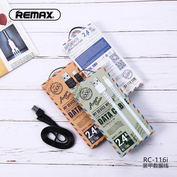 CABLE USB LIGHTNING RC-116I ARMOR REMAX - AZUL