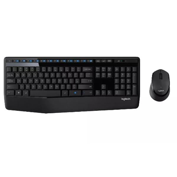 Teclado y Mouse Logitech MK345 Combo Inalámbrico 920-006481 - Negro