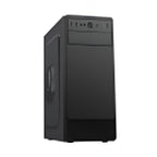 Case Cx31kura001c H410 Atx Mid Tower Sin Ventilación Incluida con Fuente de Poder Pe600rnf013c 600W KE31240001 - Negro