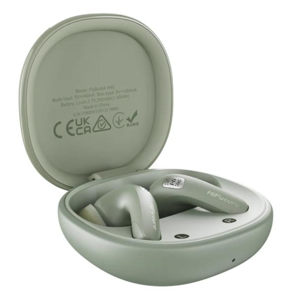 Audifono Hifuture FLYBUDS4 Anc Inalámbrico Bluetooth con Cancelacion de Sonido - Verde