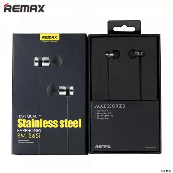 AUDIFONOS MANOS LIBRES RM-565I REMAX - NEGRO