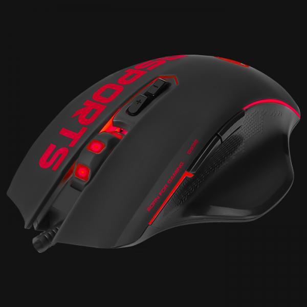 Mouse Linea Scorpion G938 Marvo - Negro / Rojo