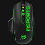 Mouse Linea Scorpion G938 Marvo - Negro / Verde