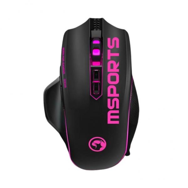 Mouse Linea Scorpion G938 Marvo - Negro / Morado