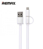 Cable USB Lightning Micro B RC-020T Aurora Remax - Blanco