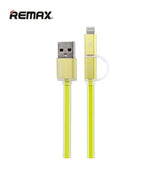 Cable USB Lightning Micro B RC-020T Aurora Remax - Verde