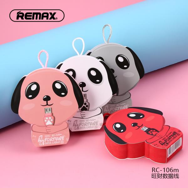 Cable USB Micro B RC-106M Fortune Series Remax - Blanca