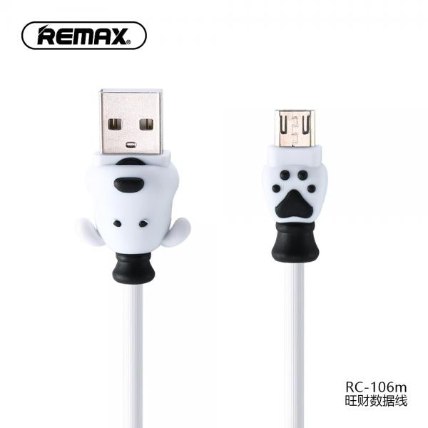 Cable USB Micro B RC-106M Fortune Series Remax - Blanca